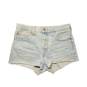Levi's 501 High Rise Shorts Light Wash Size 28